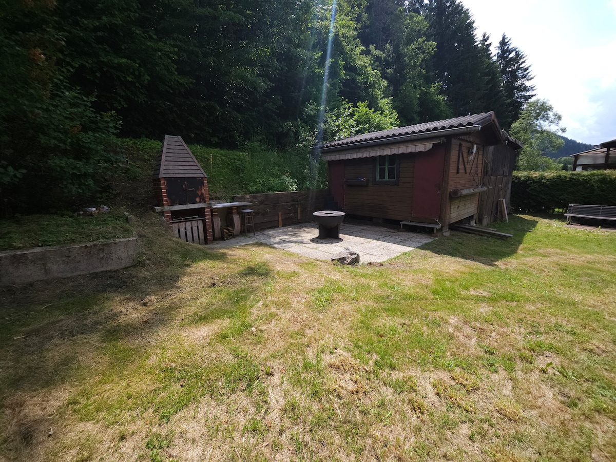 Garten mit Feuerschale